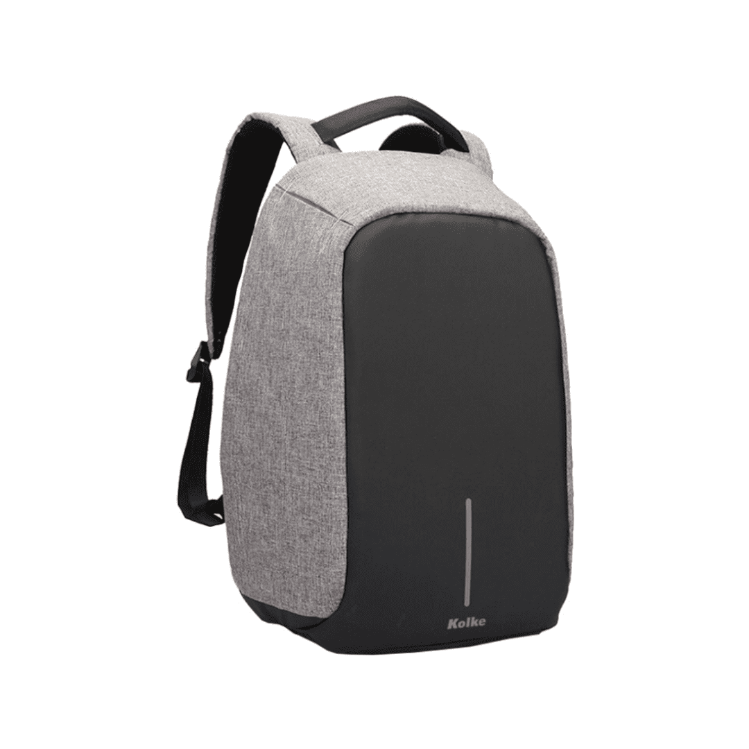 Mochila Notebook Kolke KVM-245 15.6 Pulgadas Negro-Gris
