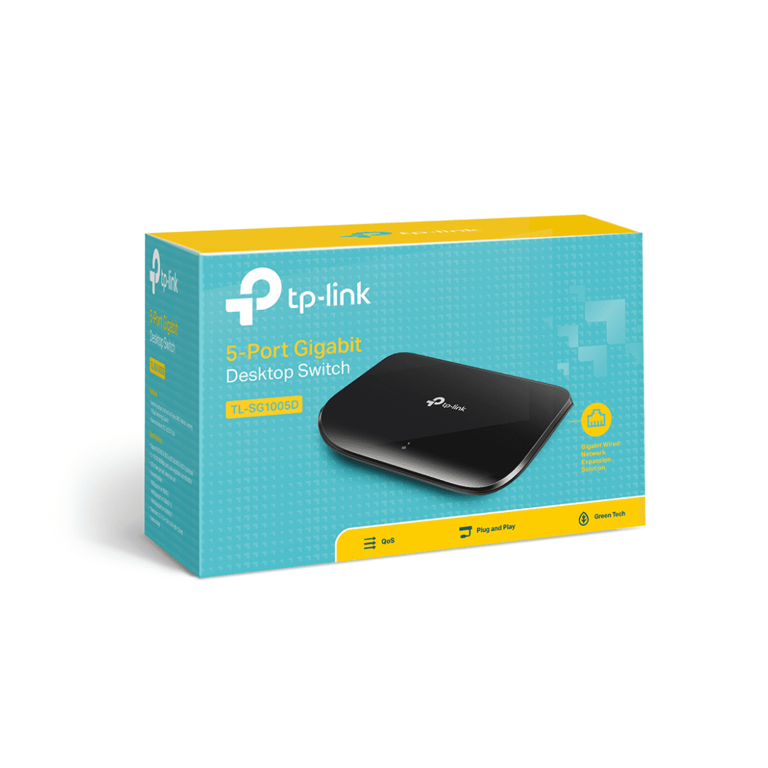 Switch TP-LINK TL-SG1005D 5 Puertos 1000Mbps
