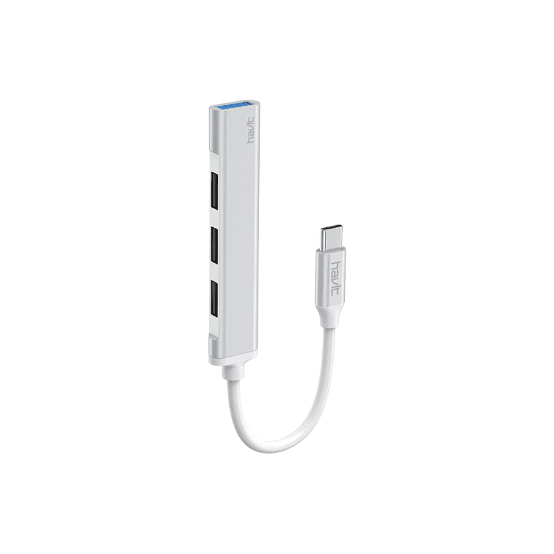 Hub HV-HB41 Tipo-C a USB-A