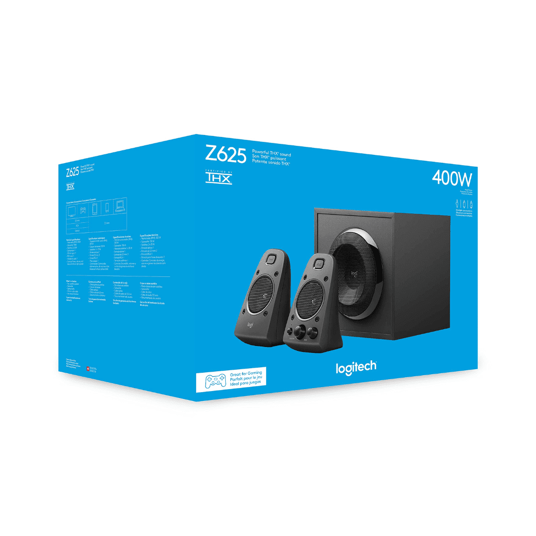 Parlante Gamer Logitech Z625 THX Negro