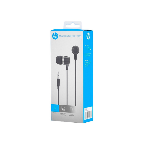 Auricular HP NHP-DHE-7000 3.5mm Negro