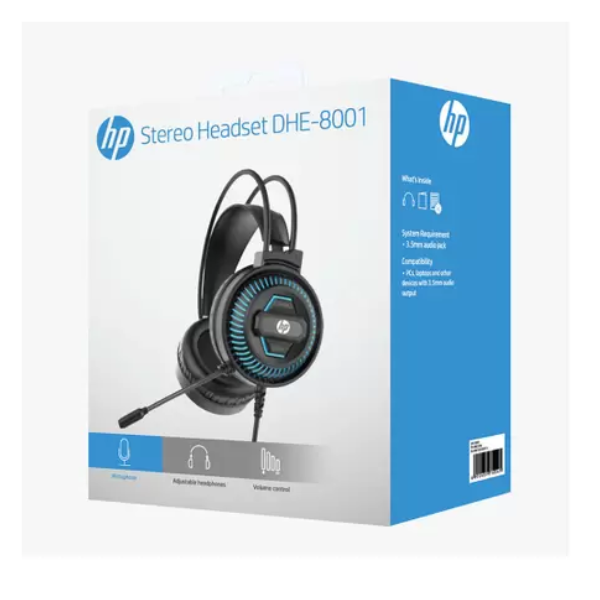 Auricular HP NHP-DHE-8001U 3.5mm Negro