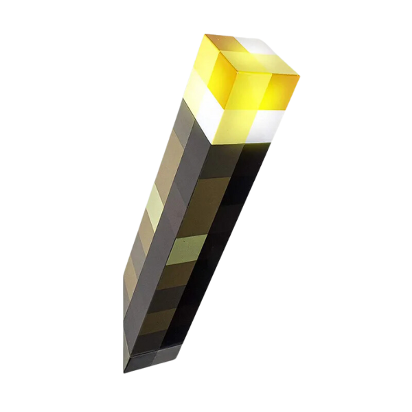 Lampara de luz Minecraft