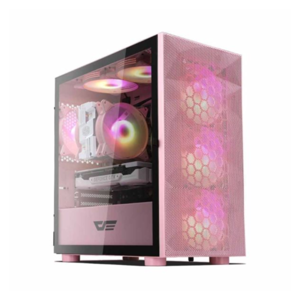 Gabinete Darkflash DLM 21 Mesh Rosa