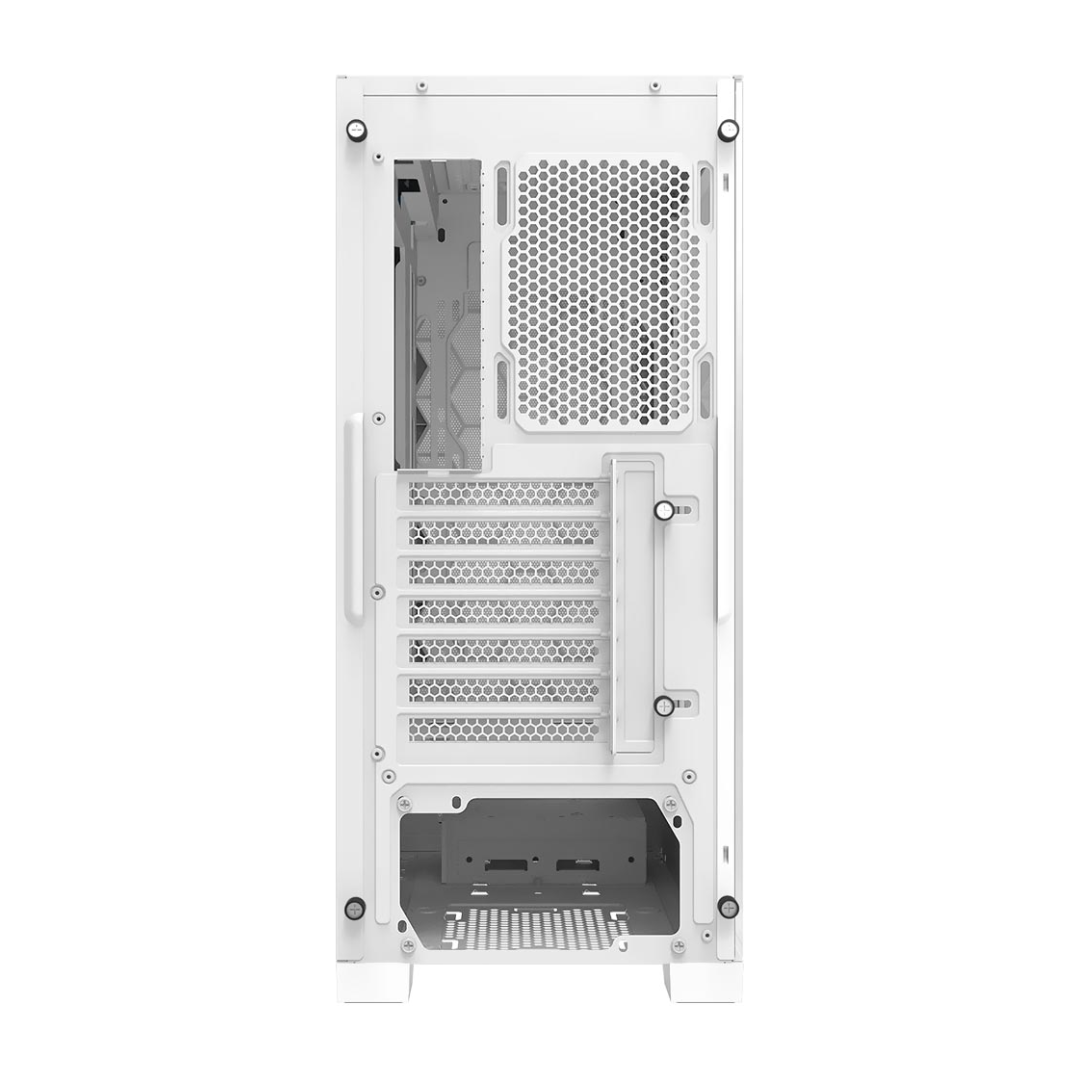 Gabinete Gamer DarkFlash DK361 ATX 4Cooler Blanco