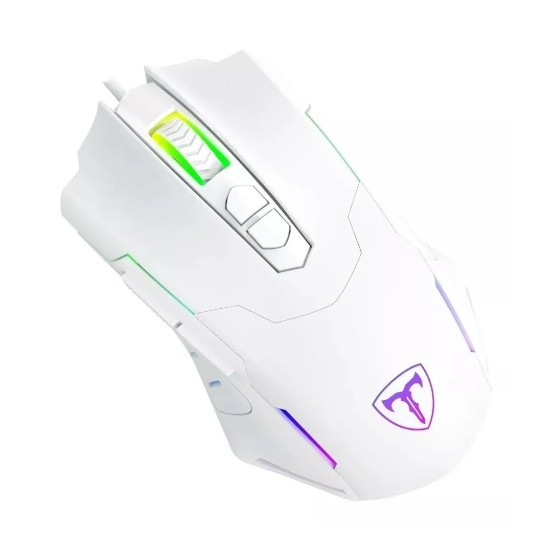 Mouse T-Dagger T-TGM205 Beifadier 7Botones 7200DPI RGB Blanco