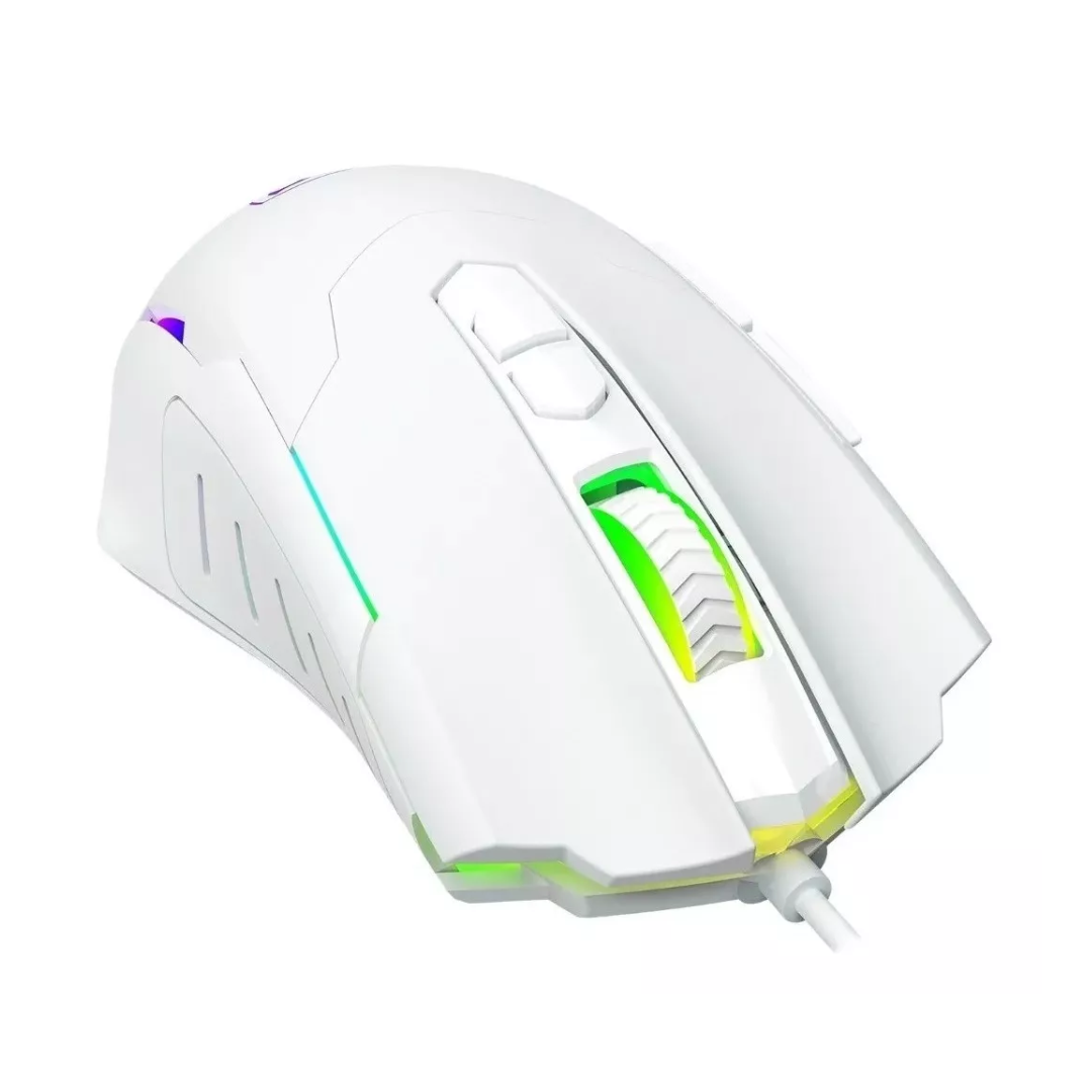 Mouse T-Dagger T-TGM205 Beifadier 7Botones 7200DPI RGB Blanco