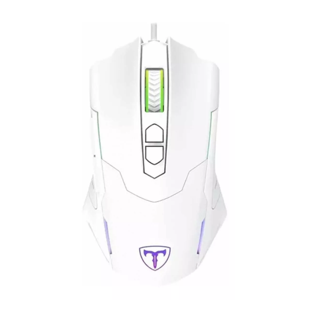 Mouse T-Dagger T-TGM205 Beifadier 7Botones 7200DPI RGB Blanco