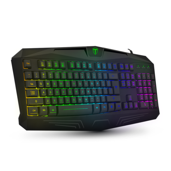 Teclado T-Dagger TGK-106 Negro USB Rainbow