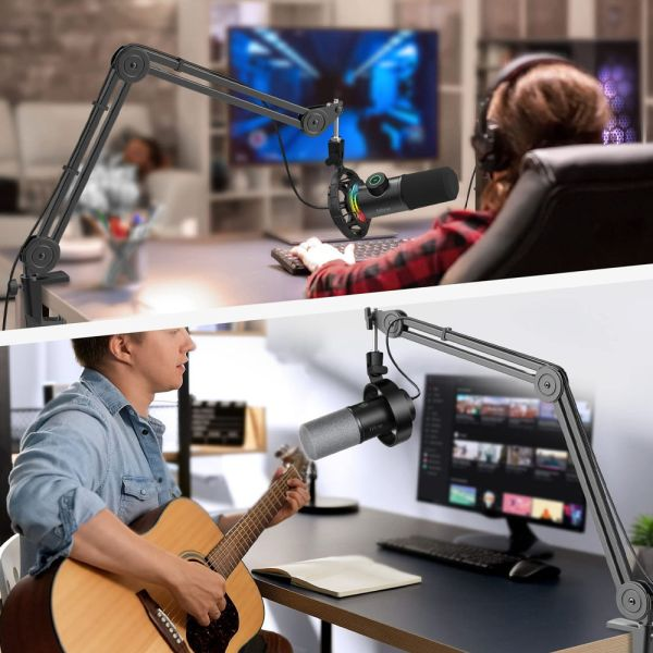Soporte de Microfono Fifine BM63 Boom Arm Negro