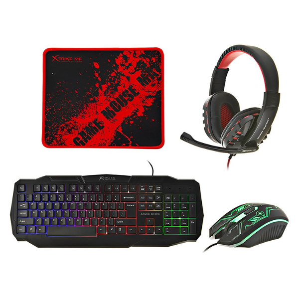 Kit Xtrike Me CM-406 Teclado - Mouse - MousePad - Auricular
