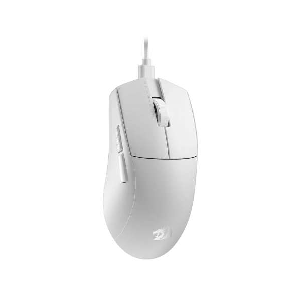 Mouse Gamer Redragon M724W K1NG 1K USB - Blanco