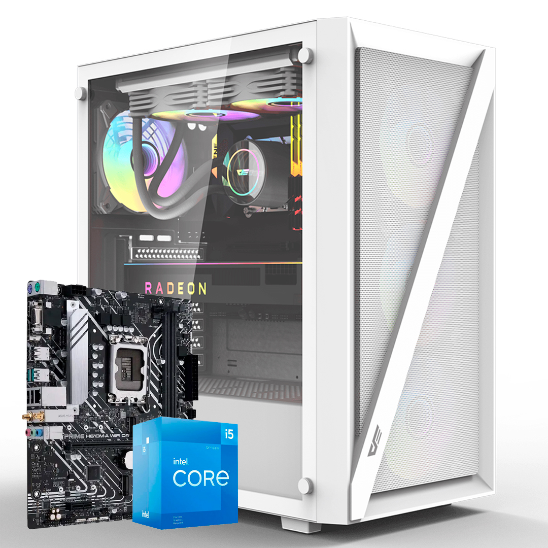 PC Intel Core i5 12400F RX 7600 16GB 1TB SSD