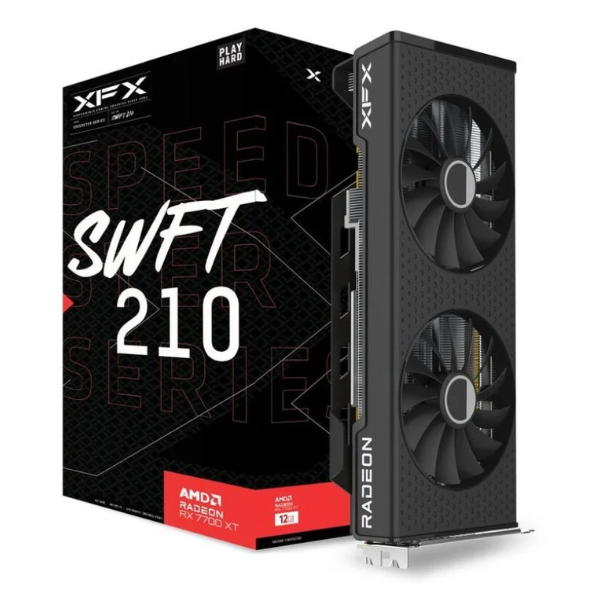 Tarjeta Grafica XFX SPEEDSTER RX7700XT 12GB SWFT210 RX-77TSWFTFP
