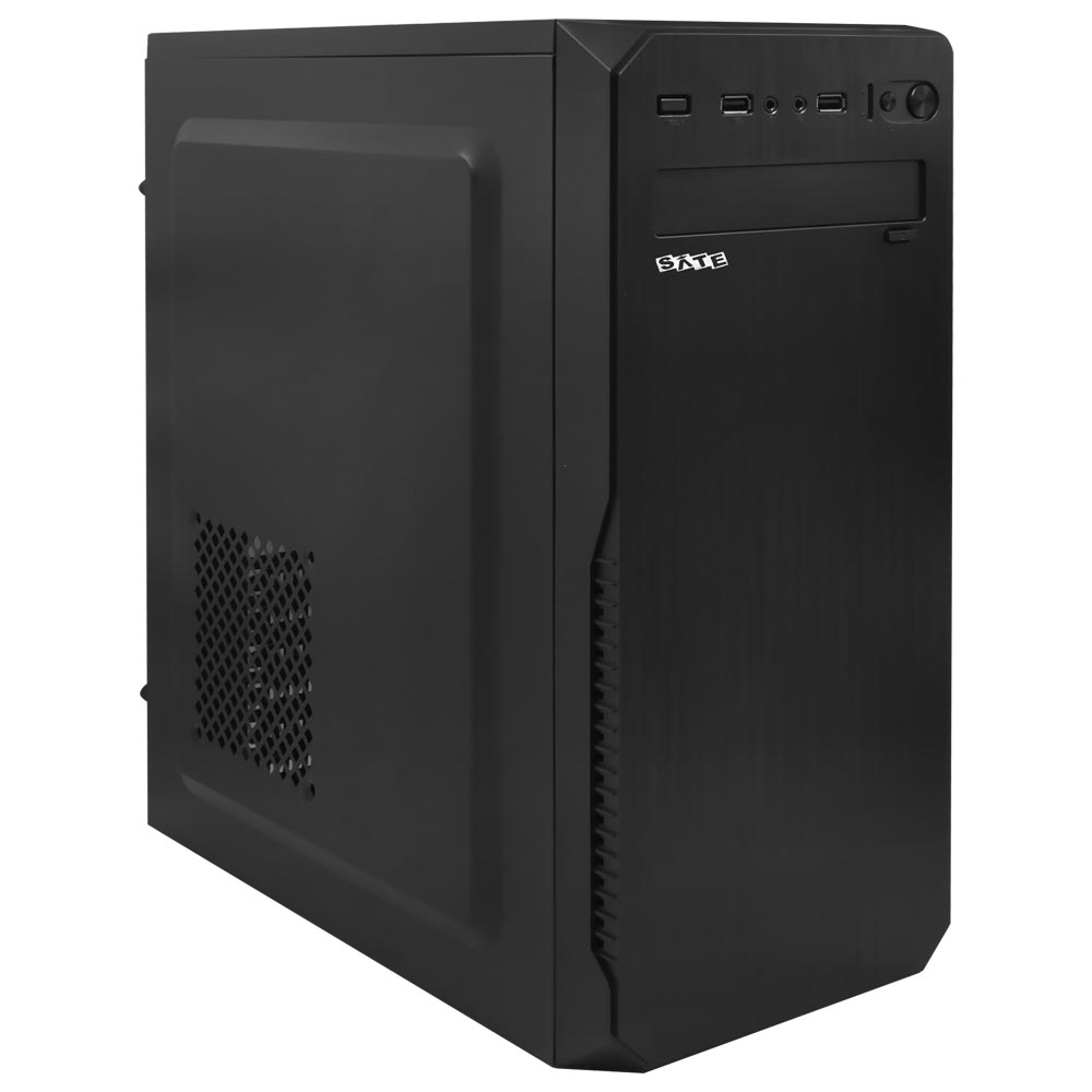 Gabinete Kit Satellite K701 Fonte 200W Speaker Mouse Teclado Portugués Negro