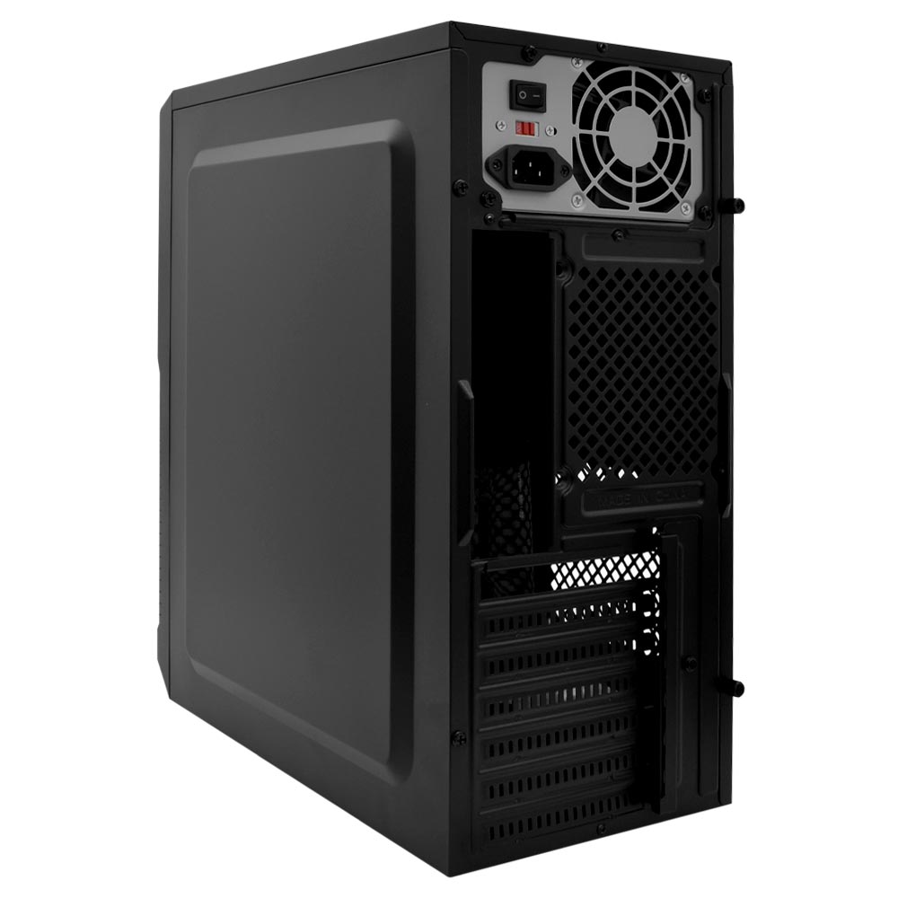 Gabinete Kit Satellite K701 Fonte 200W Speaker Mouse Teclado Español Negro