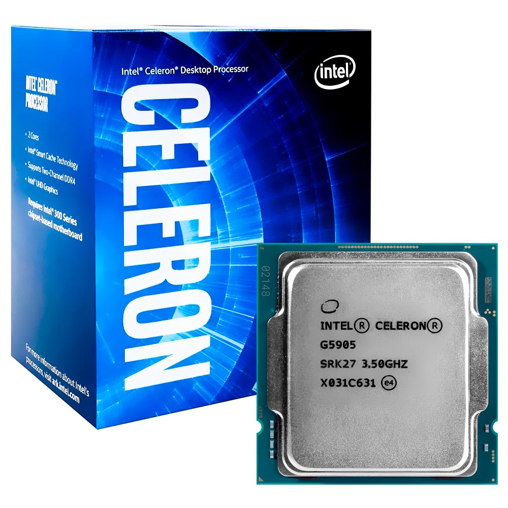 Processador Intel Celeron G5905 Socket LGA 1200 3.5GHz 4MB