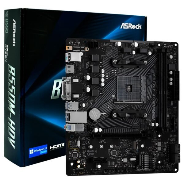 Placa Madre ASROCK B550M-HDV Socket AM4 VGA DDR4