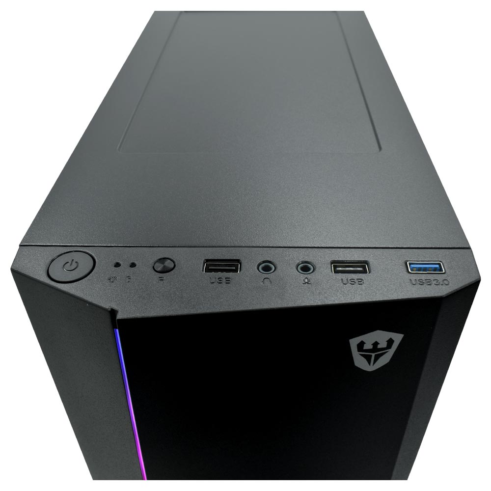 Gabinete Gamer Satellite K883 1 Cooler Negro