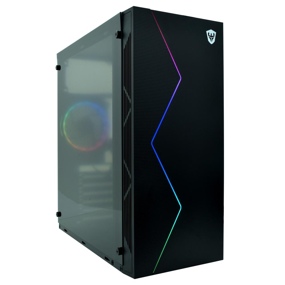 Gabinete Gamer Satellite K884 Mid Tower 1 Cooler Negro
