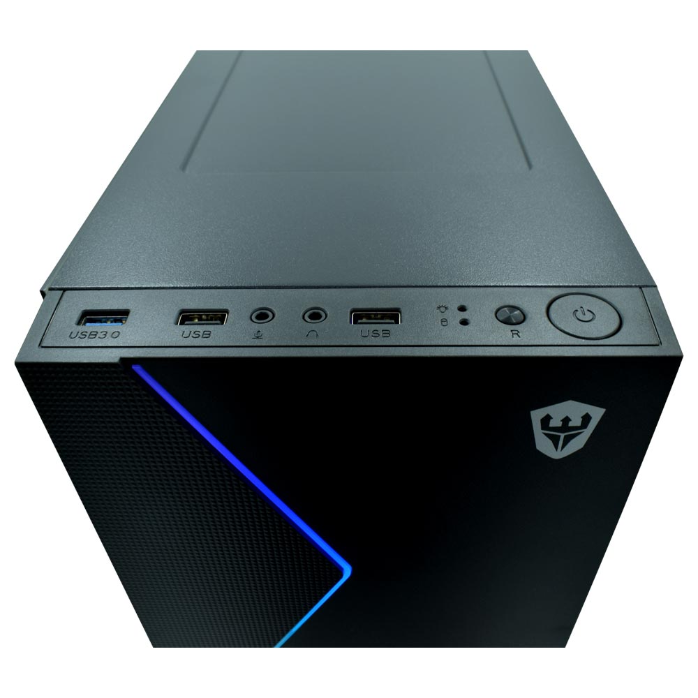 Gabinete Gamer Satellite K884 Mid Tower 1 Cooler Negro