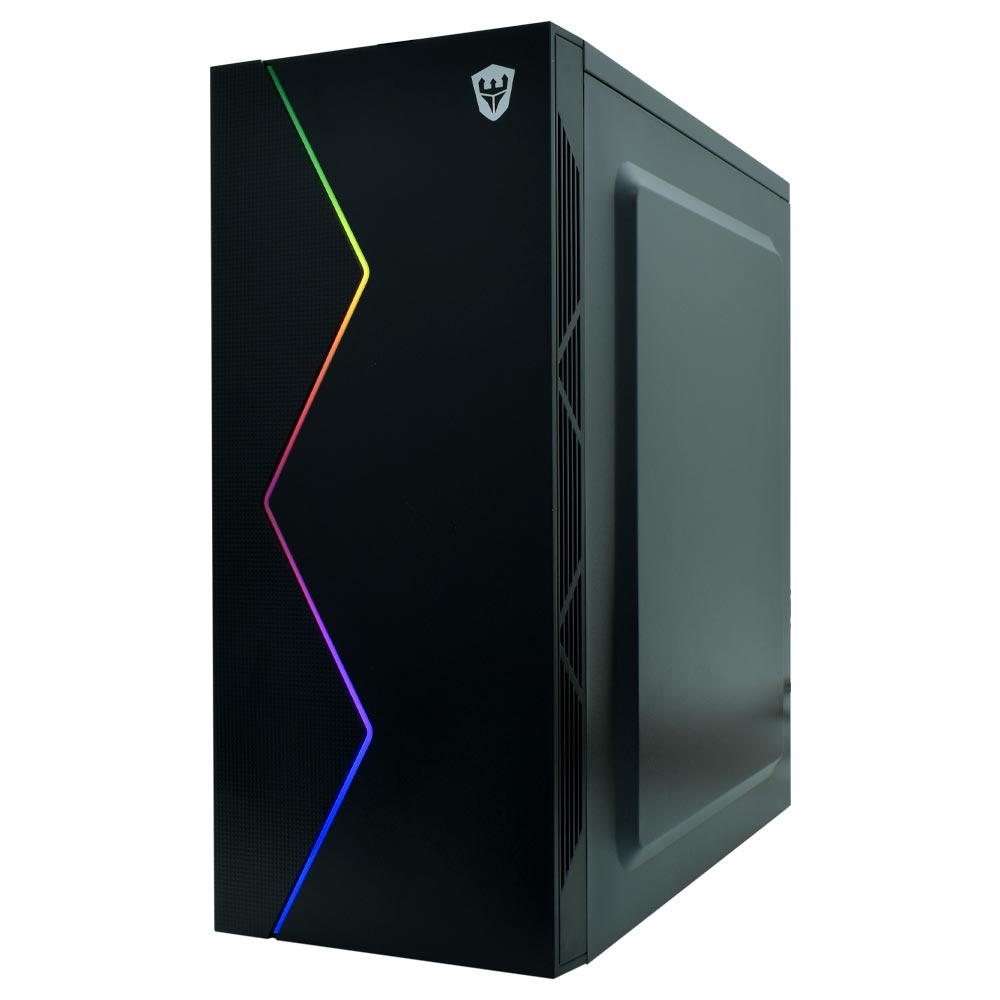 Gabinete Gamer Satellite K884 Mid Tower 1 Cooler Negro