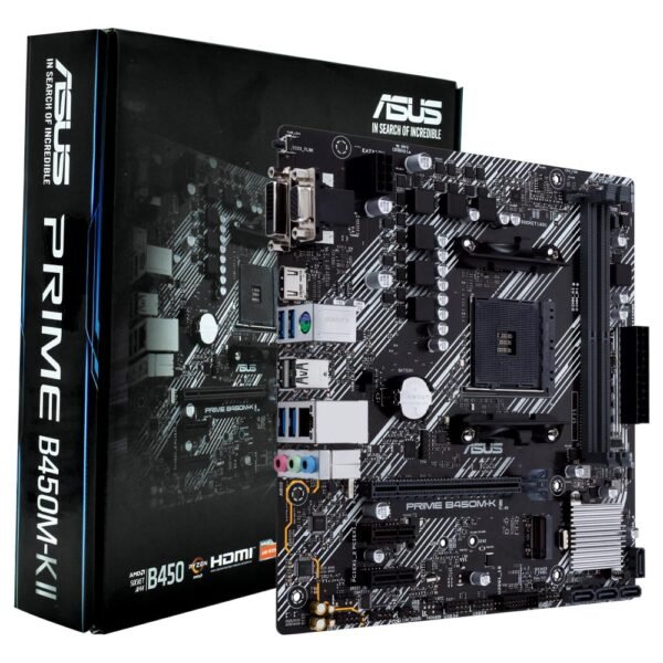 Placa Madre ASUS Prime B450M-K II Socket AM4 VGA DDR4