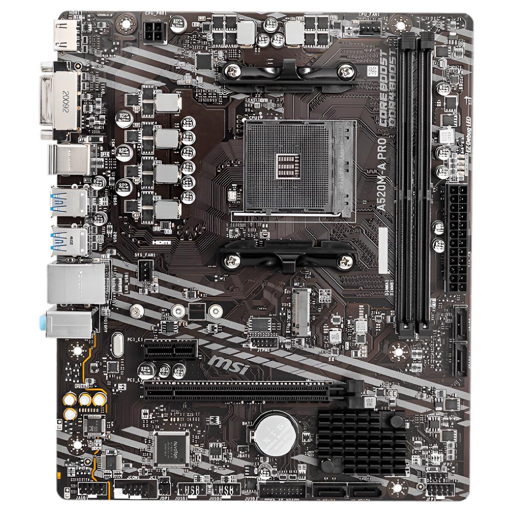 Placa Madre MSI A520M-A PRO Socket AM4 DDR4