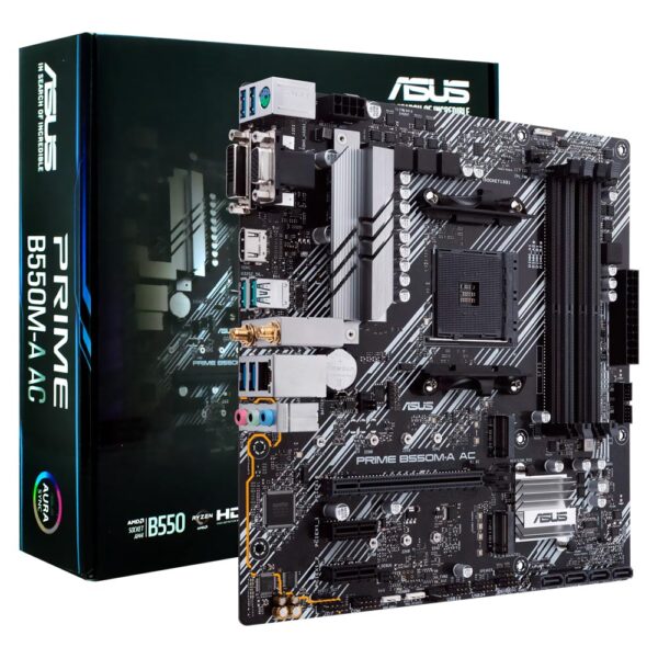 Placa Madre ASUS Prime B550M-A Ac Socket AM4 VGA DDR4