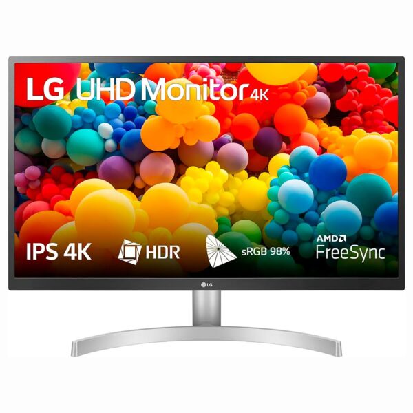 Monitor Gamer LG 27UL500-W 27” Ultra HD IPS LED 60Hz 5Ms Blanco