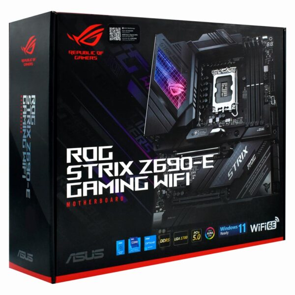 Placa Madre ASUS ROG Strix Z690-E Gaming Wi-Fi Socket LGA 1700 DDR5