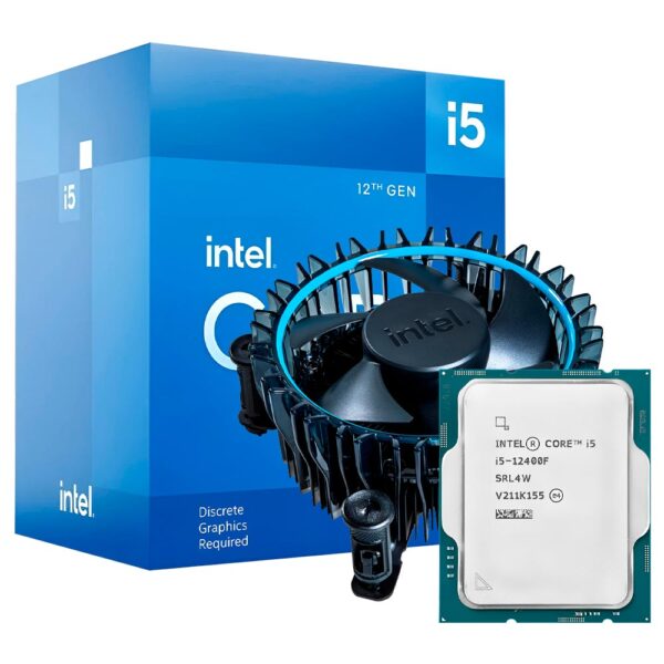Procesador INTEL CORE I5 12400F Socket LGA 1700 2.50GHZ 18MB