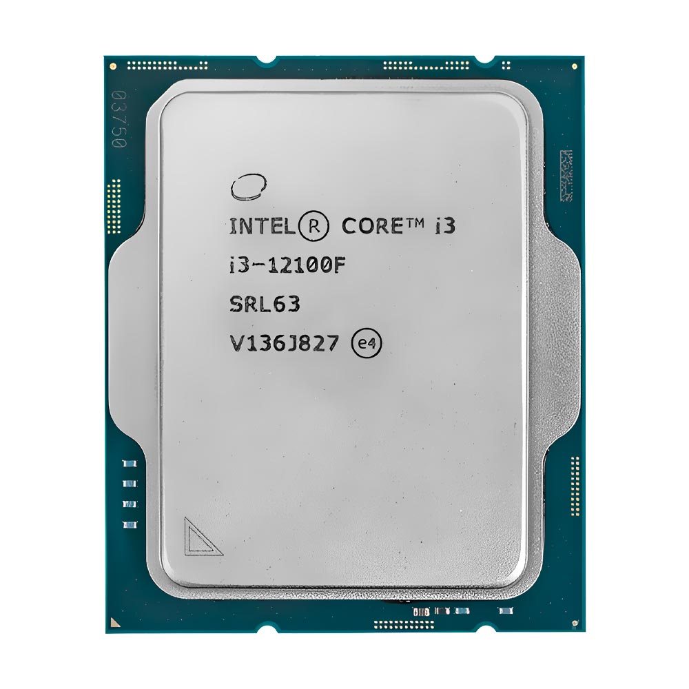 Procesador Intel Core i3 12100F Socket LGA 1700 3.30GHz 12MB