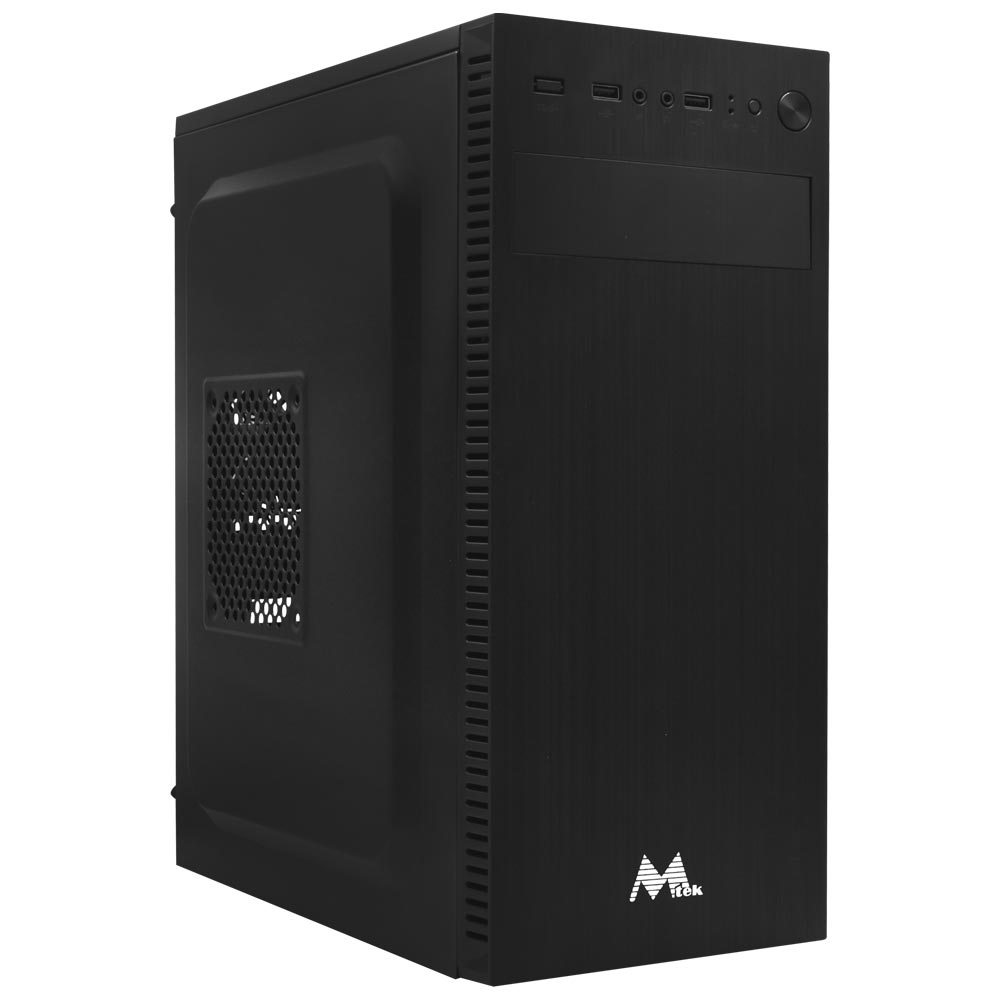 Gabinete Kit Mtek DK05 Fonte 500W Speaker Mouse Teclado Portugués Negro