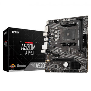 Placa Madre MSI A520 PRO Socket AM4 VGA DDR4