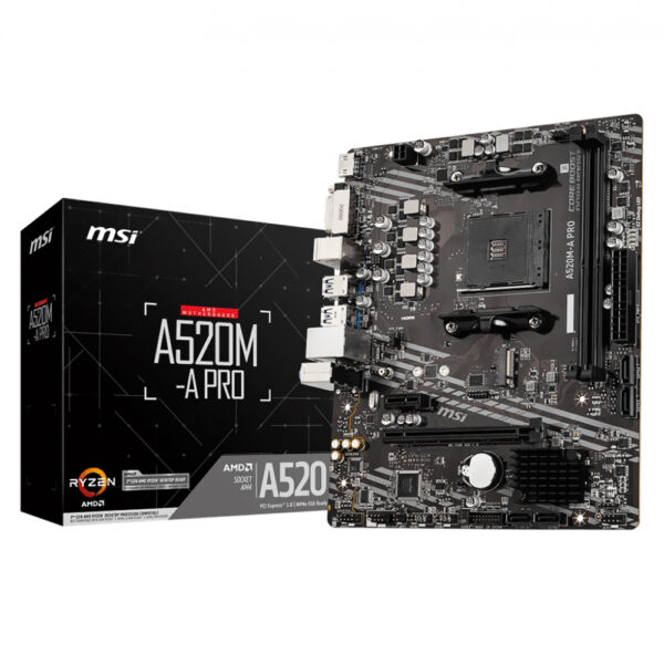 Placa Madre MSI A520 PRO Socket AM4 VGA DDR4