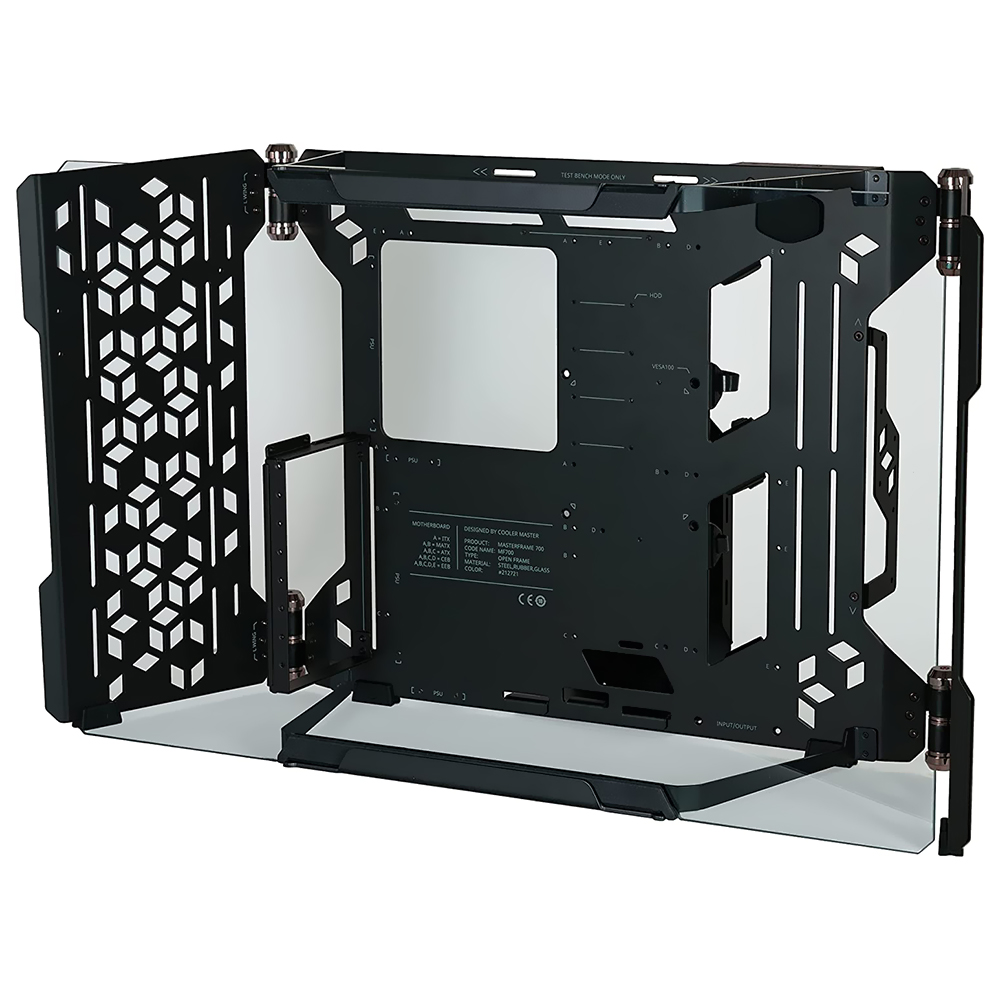 Gabinete Gamer Cooler Master MasterFrame 700 Full Tower Negro