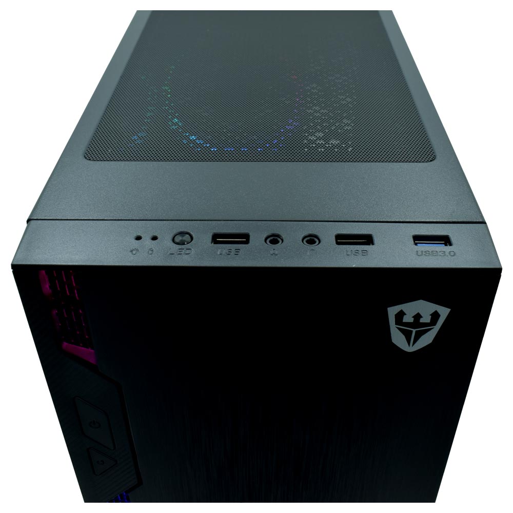 Gabinete Gamer Satellite 1103K ATX 1 Cooler RGB Negro