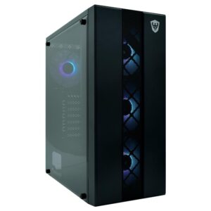 Gabinete Gamer Satellite 1400K ATX 4 Cooler RGB Negro