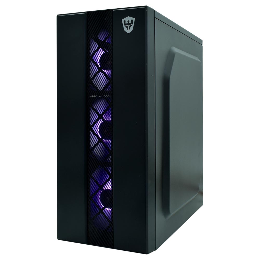 Gabinete Gamer Satellite 1400K ATX 4 Cooler RGB Negro