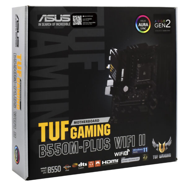 Placa Madre ASUS TUF Gaming B550M-PLUS Wi-Fi II Socket AM4 DDR4