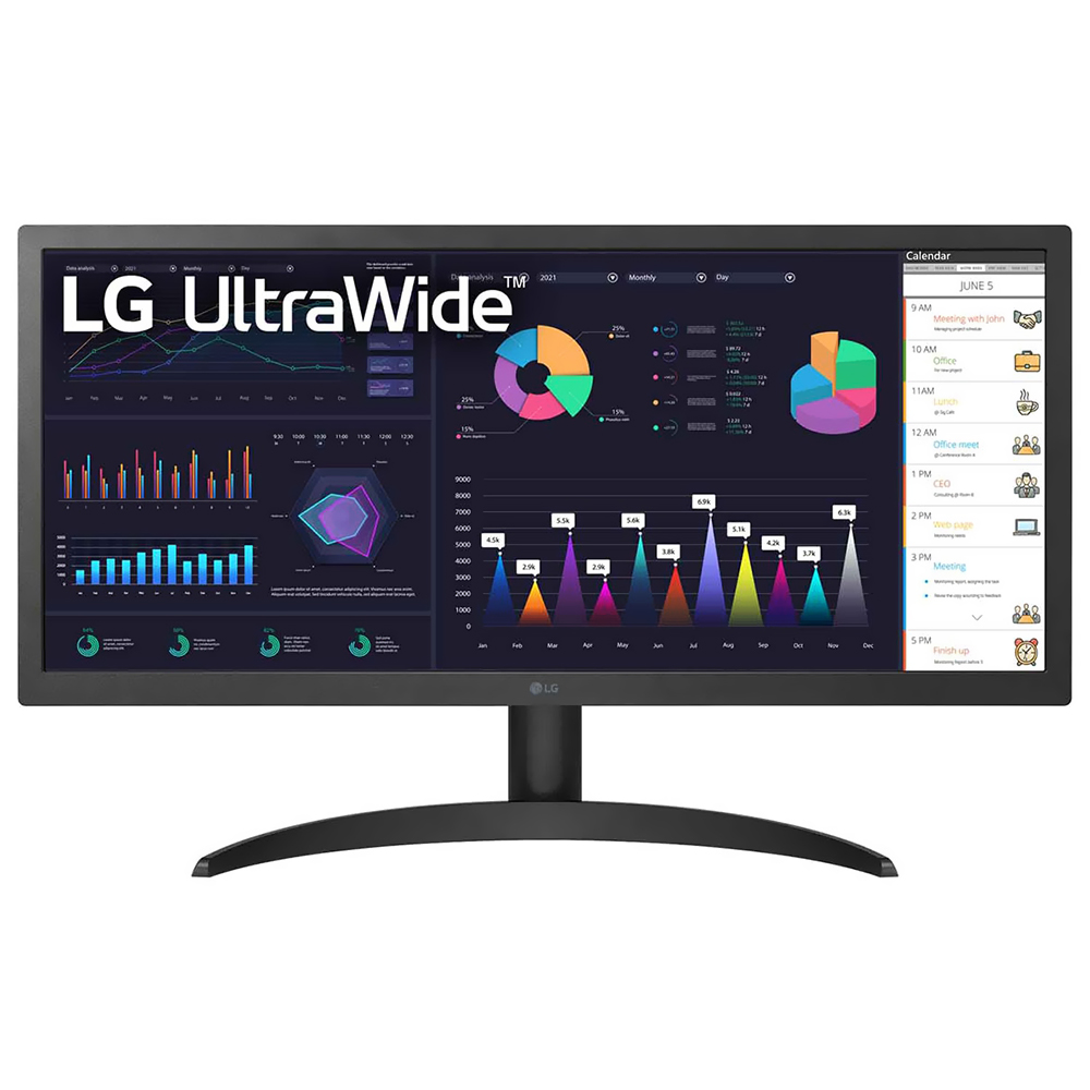 Monitor LG 26WQ500-B UltraWide 26" Full HD IPS LED 75Hz 5Ms Negro