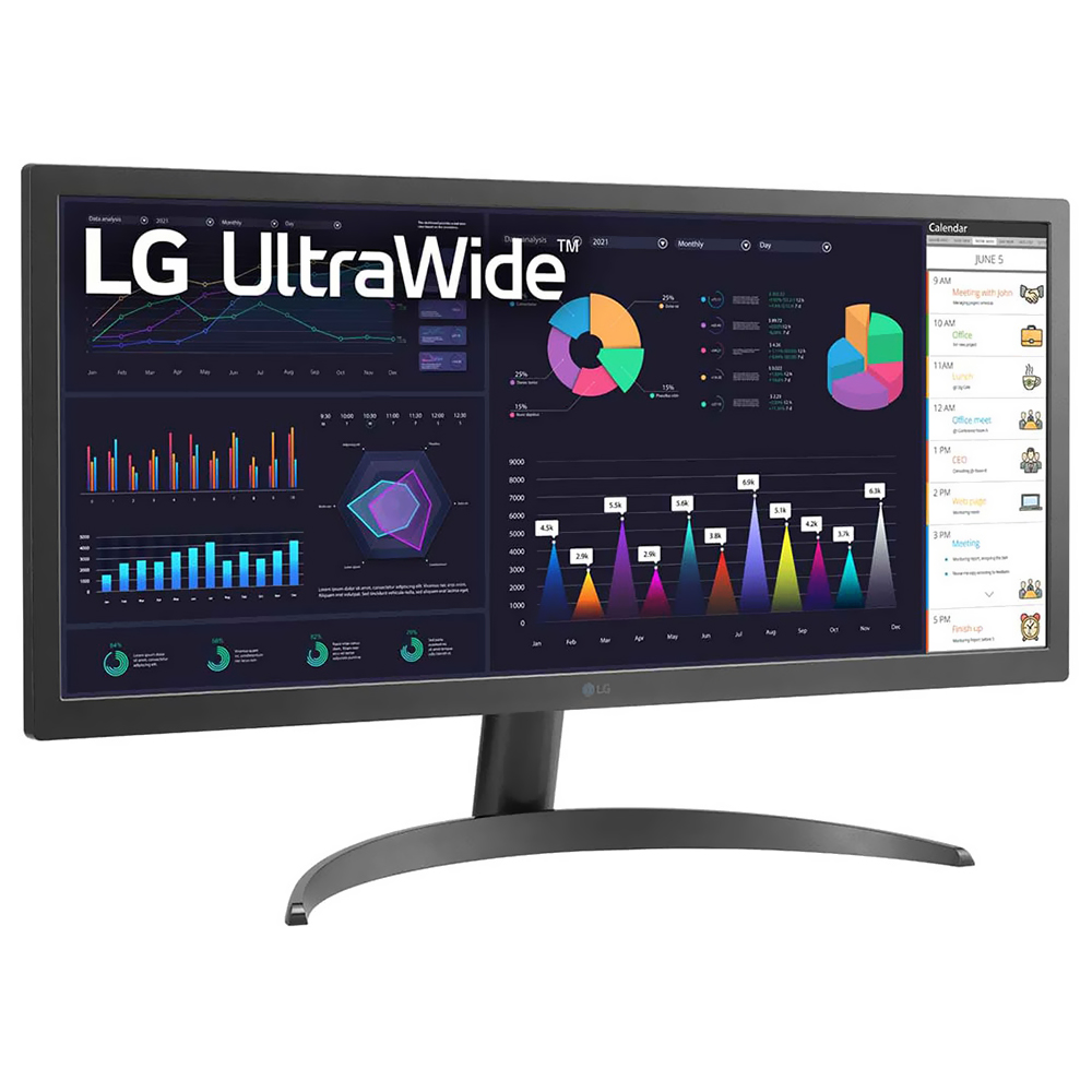 Monitor LG 26WQ500-B UltraWide 26" Full HD IPS LED 75Hz 5Ms Negro