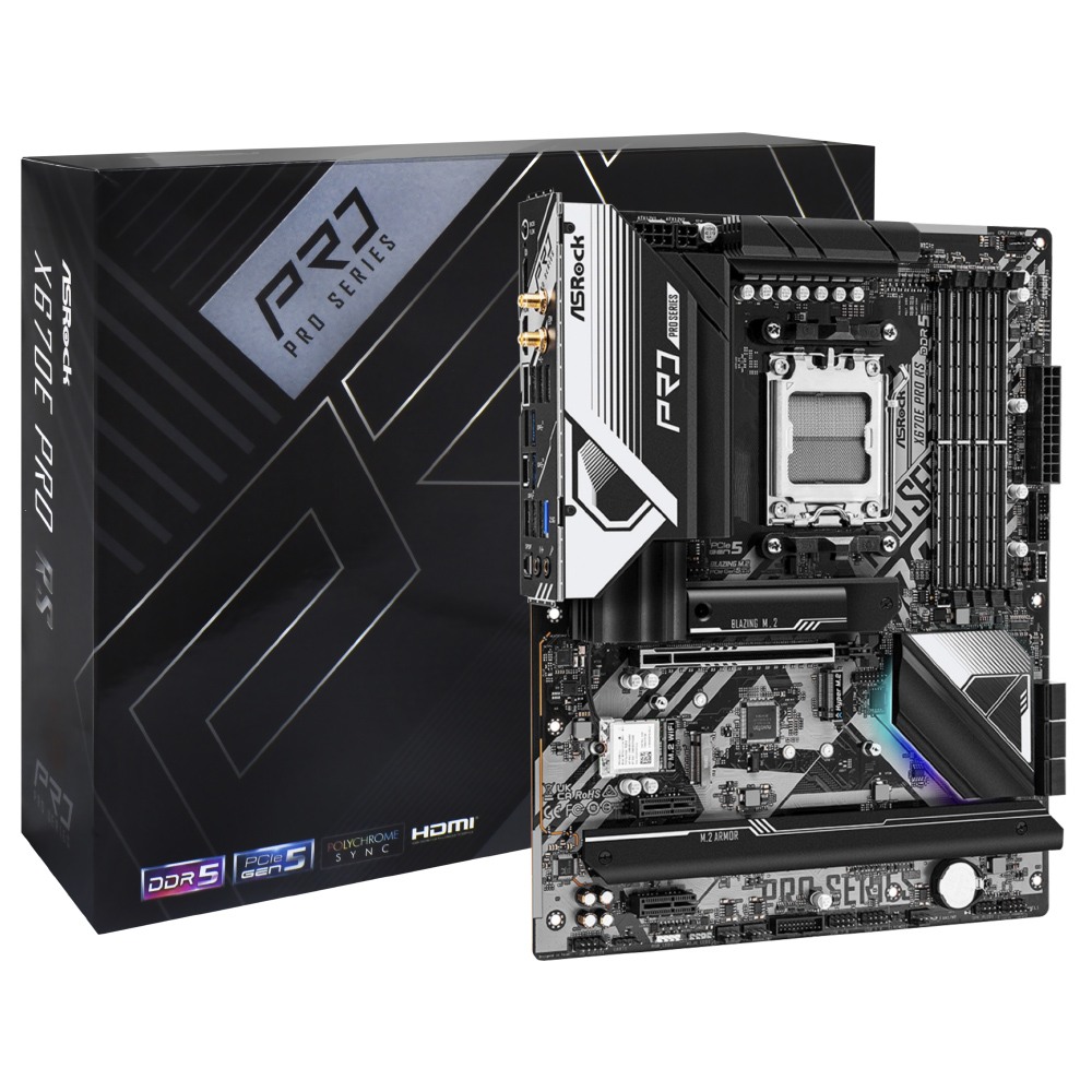 Placa Madre ASRock X670E Pro RS Socket AM5 DDR5
