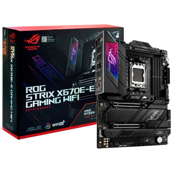Placa Madre ASUS ROG Strix X670E-E Gaming Wi-Fi Socket AM5 DDR5