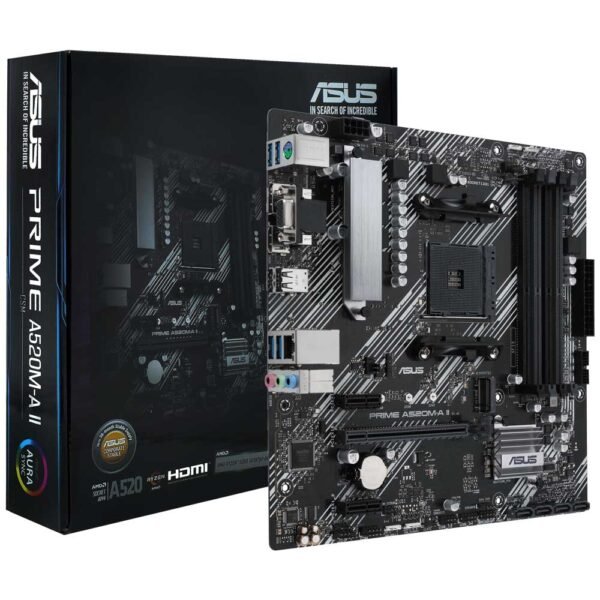 Placa Madre ASUS Prime A520M-A Ii Csm Socket AM4 VGA DDR4