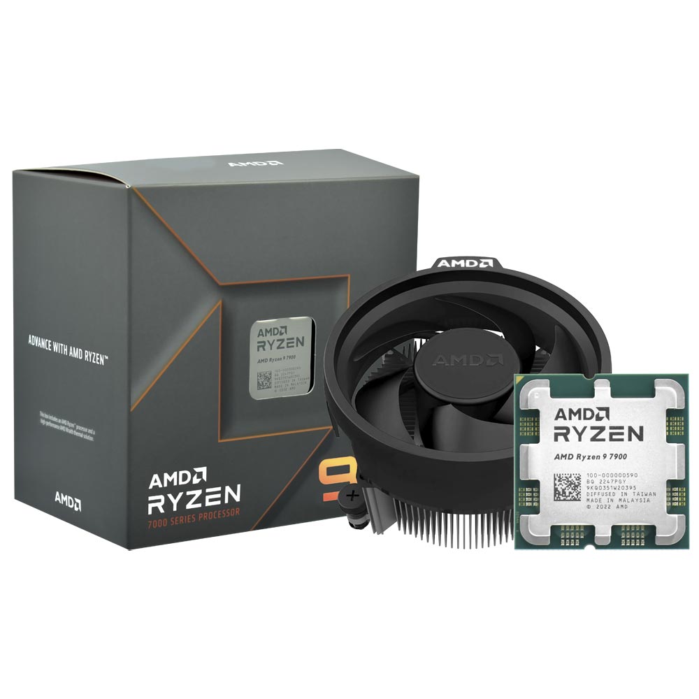 Procesador AMD Ryzen 9 7900 Socket AM5 3.7GHz 76MB