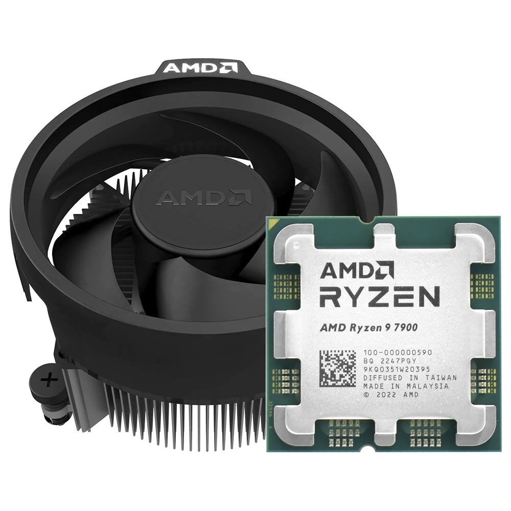Procesador AMD Ryzen 9 7900 Socket AM5 3.7GHz 76MB