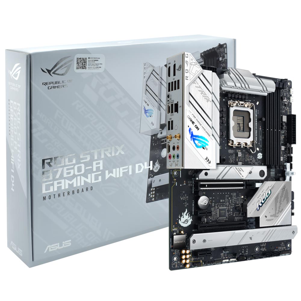Placa Madre ASUS ROG Strix B760-A Gaming Wi-Fi D4 Socket LGA 1700 DDR4