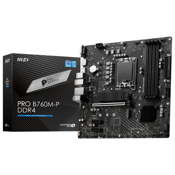 Placa Madre MSI Pro B760M-P DDR4 Socket LGA 1700 VGA DDR4